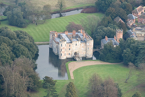 Shirburn Castle from the air